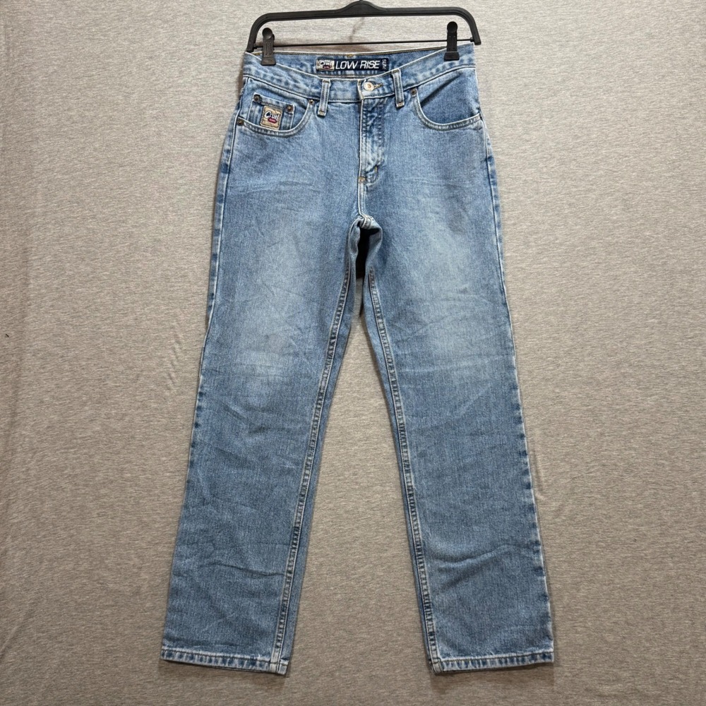Cruel Girl Jeans Womens 5 Short Blue Low Rise Slim Straight CM510AL0 Western Y2K